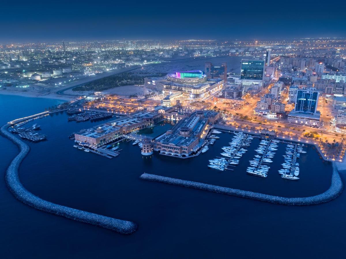 Hyatt Regency Al Kout Mall Kuwait City Exterior foto Aerial view of the marina